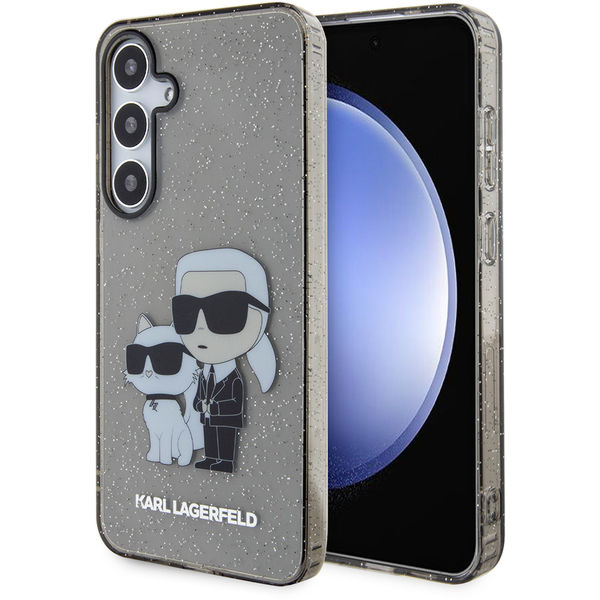 Karl Lagerfeld - Hardcase Glitter (KLHCS24MHNKCTGK) - Samsung Galaxy S24 Plus - Karl&Choupette