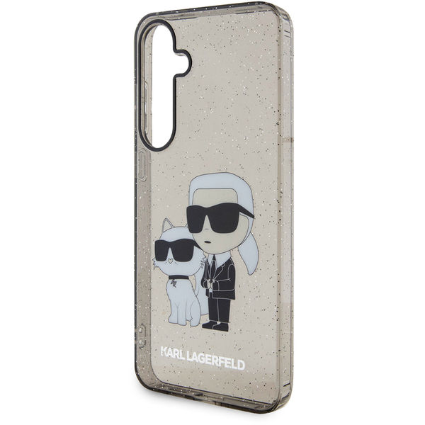 Karl Lagerfeld - Hardcase Glitter (KLHCS24MHNKCTGK) - Samsung Galaxy S24 Plus - Karl&Choupette