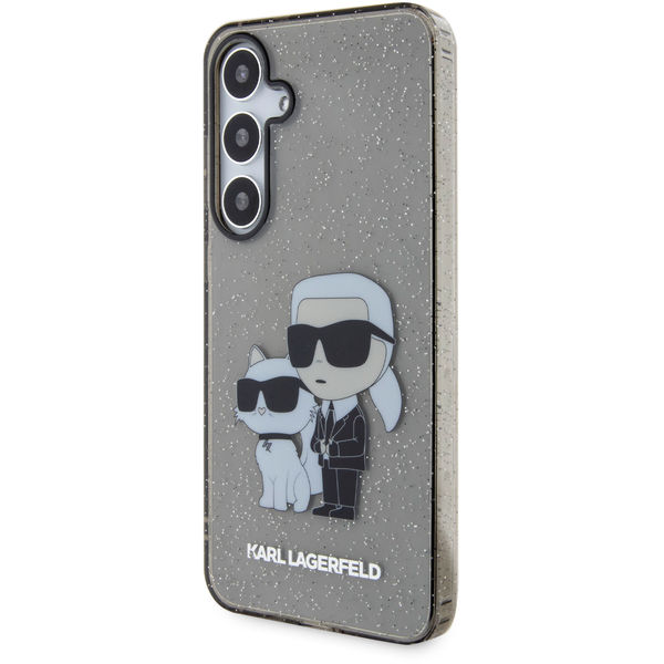 Karl Lagerfeld - Hardcase Glitter (KLHCS24MHNKCTGK) - Samsung Galaxy S24 Plus - Karl&Choupette