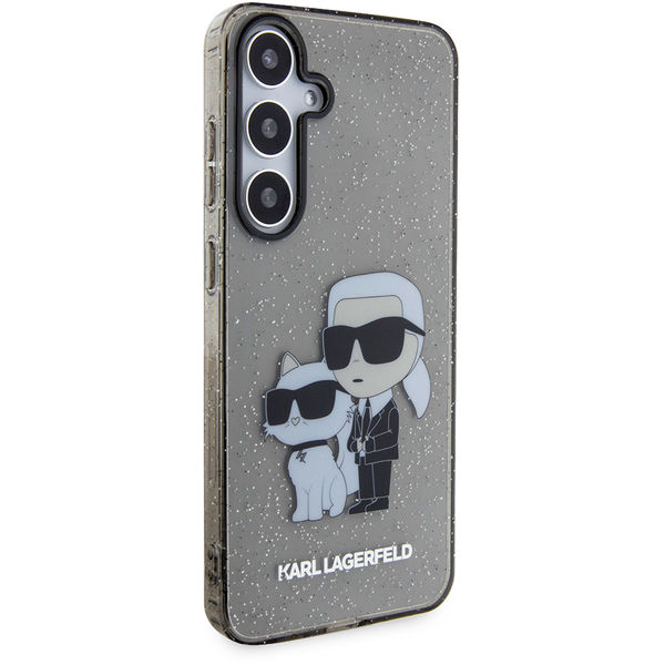 Karl Lagerfeld - Hardcase Glitter (KLHCS24MHNKCTGK) - Samsung Galaxy S24 Plus - Karl&Choupette