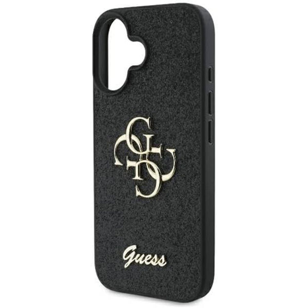 Guess - Glitter Fixed Big 4G (GUHCP16SHG4SGK) - iPhone 16 - Black