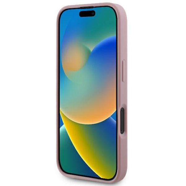 Guess - Glitter Fixed Big 4G (GUHCP16XHG4SGP) - iPhone 16 Pro Max - Pink