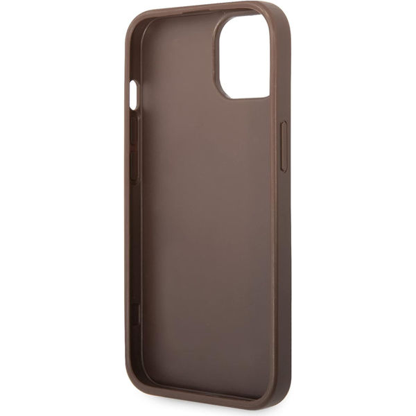 Guess - Hardcase 4G Big Metal Logo (GUHCP15S4GMGBR) - iPhone 15 - Brown