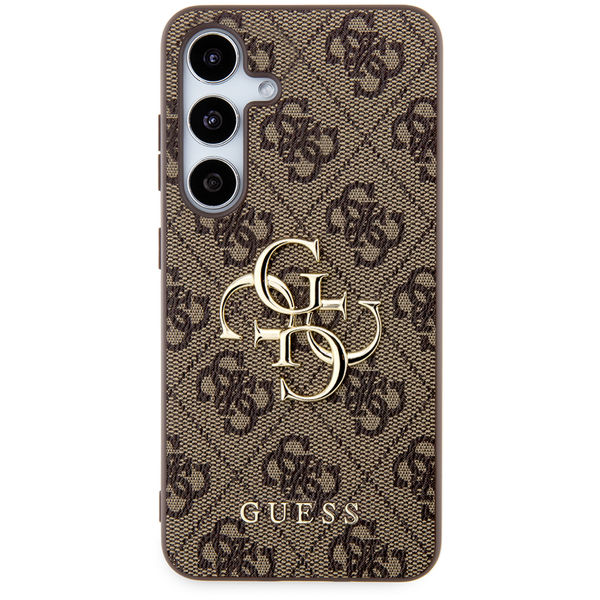 Guess - Hardcase 4G Big Metal Logo (GUHCS24M4GMGBR) - Samsung Galaxy S24 Plus - Brown