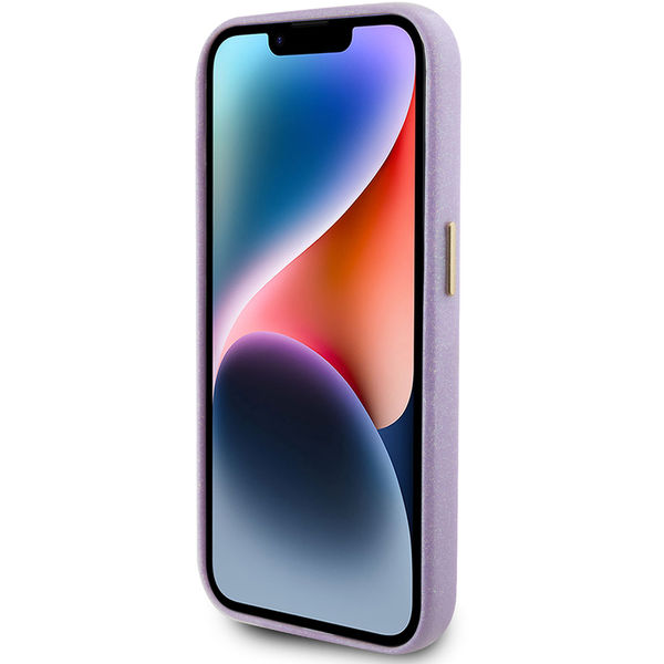 Guess - Glitter Glossy Script (GUHCP15LPGMCSL) - iPhone 15 Pro - Light Purple