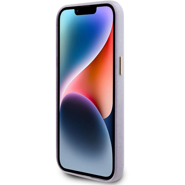 Guess - Glitter Glossy Script (GUHCP15XPGMCSL) - iPhone 15 Pro Max - Light Purple