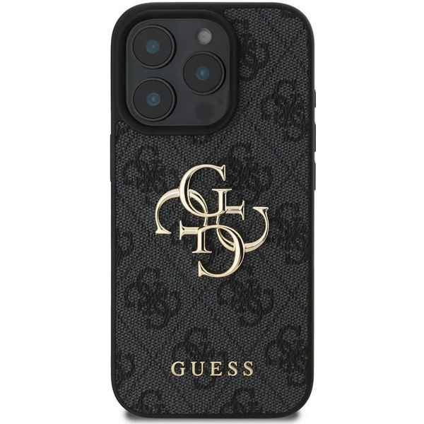 Guess - Hardcase 4G Big Logo (GUHCP16L4GMGGR) - iPhone 16 Pro - Black