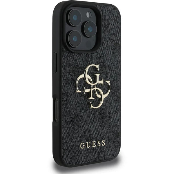 Guess - Hardcase 4G Big Logo (GUHCP16L4GMGGR) - iPhone 16 Pro - Black