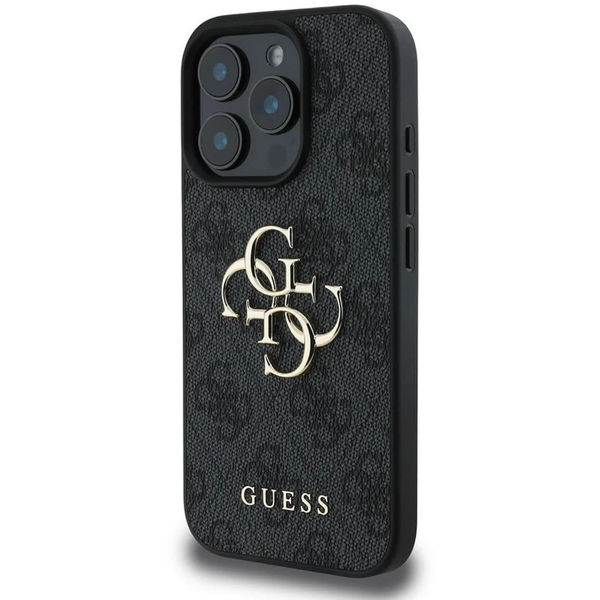 Guess - Hardcase 4G Big Logo (GUHCP16L4GMGGR) - iPhone 16 Pro - Black
