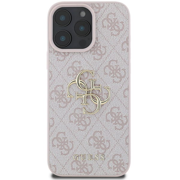 Guess - Hardcase 4G Big Logo (GUHCP16L4GMGPI) - iPhone 16 Pro - Pink
