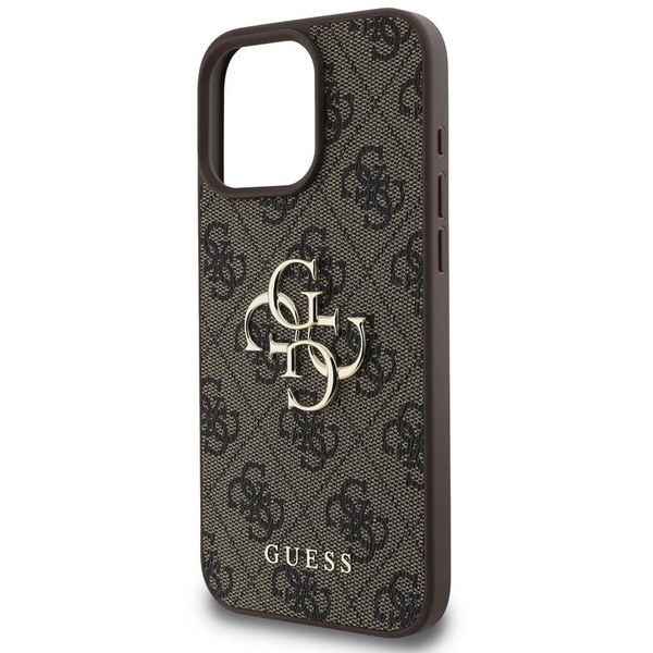 Guess - Hardcase 4G Big Logo (GUHCP16L4GMGBR) - iPhone 16 Pro - Brown