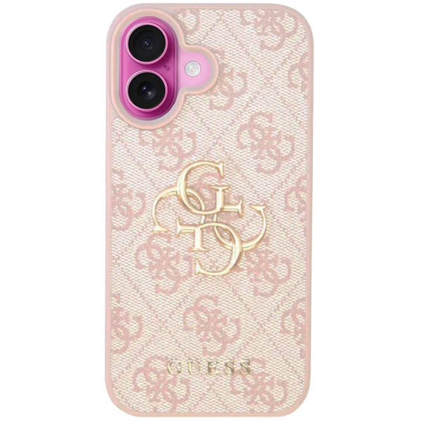 Guess - Hardcase 4G Big Logo (GUHCP16M4GMGPI) - iPhone 16 Plus - Pink