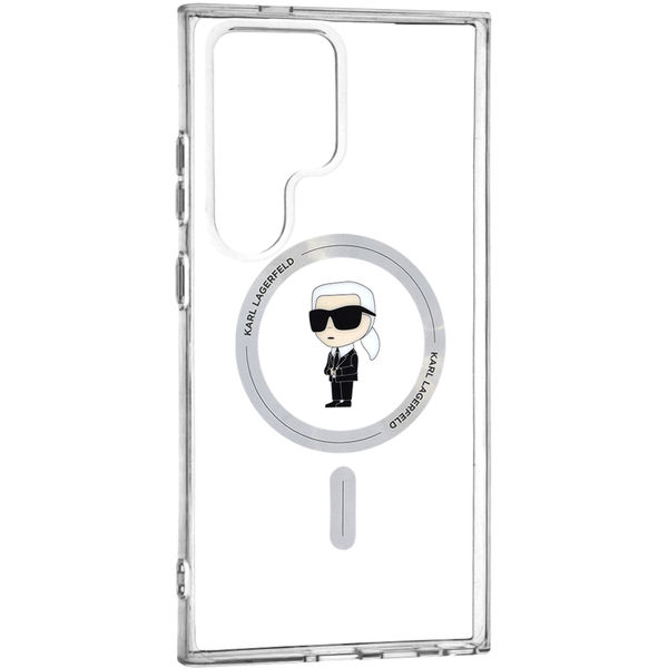 Karl Lagerfeld - IML MagSafe (KLHMS24LHFCKNOT) - Samsung Galaxy S24 Ultra - Transparent Ikonik
