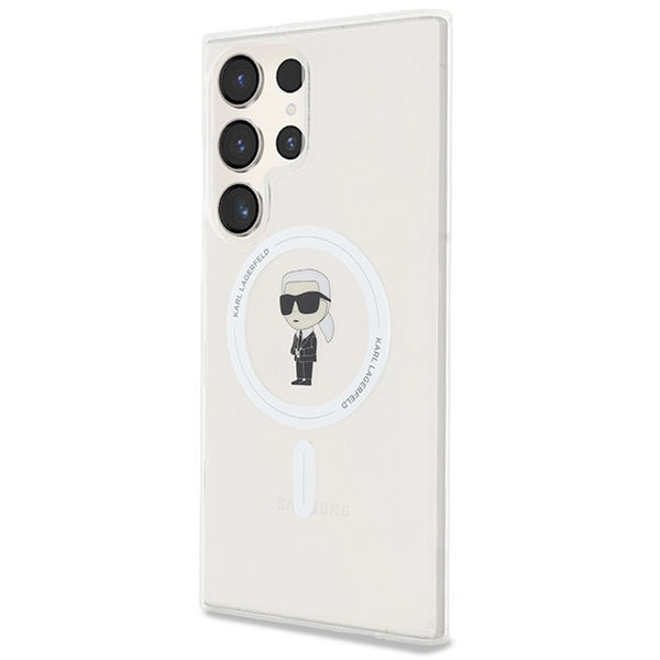 Karl Lagerfeld - IML MagSafe (KLHMS24LHFCKNOT) - Samsung Galaxy S24 Ultra - Transparent Ikonik