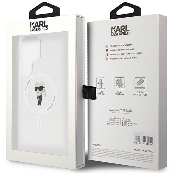 Karl Lagerfeld - IML MagSafe (KLHMS24LHFCKNOT) - Samsung Galaxy S24 Ultra - Transparent Ikonik