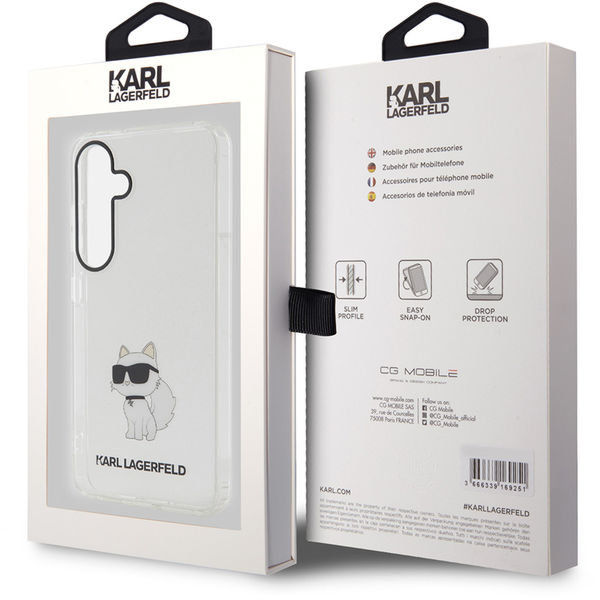 Karl Lagerfeld - IML Luxury (KLHCS24MHNCHTCT) - Samsung Galaxy S24 Plus - Transparent Choupette