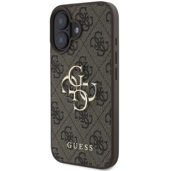 Guess - Hardcase 4G Big Logo (GUHCP16S4GMGBR) - iPhone 16 - Brown