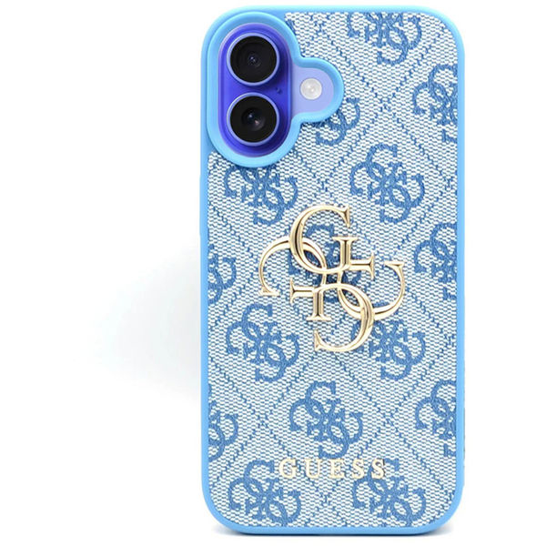 Guess - Hardcase 4G Big Logo (GUHCP16S4GMGBL) - iPhone 16 - Blue