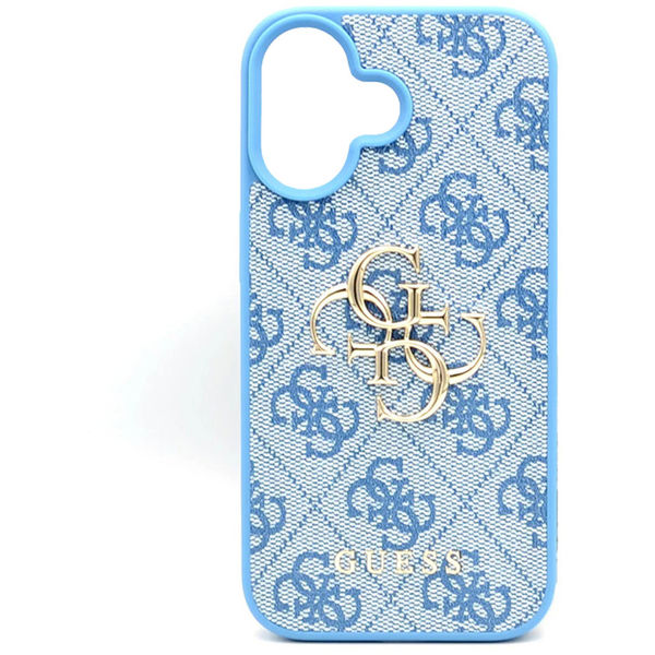 Guess - Hardcase 4G Big Logo (GUHCP16S4GMGBL) - iPhone 16 - Blue
