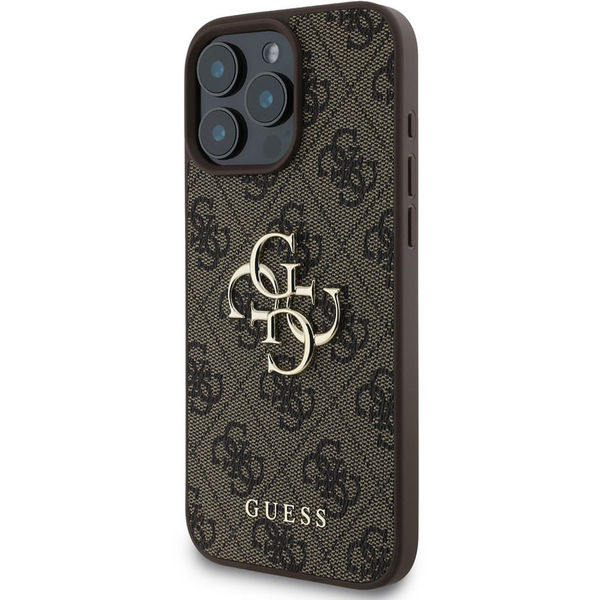 Guess - Hardcase 4G Big Logo (GUHCP16X4GMGBR) - iPhone 16 Pro Max - Brown