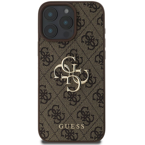 Guess - Hardcase 4G Big Logo (GUHCP16X4GMGBR) - iPhone 16 Pro Max - Brown