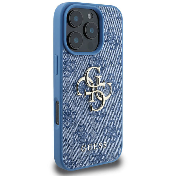 Guess - Hardcase 4G Big Logo (GUHCP16X4GMGBL) - iPhone 16 Pro Max - Blue