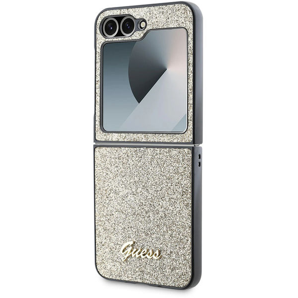 Guess - Glitter Script (GUHCZF6HGGSHD) - Samsung Galaxy Z Flip6 - Gold