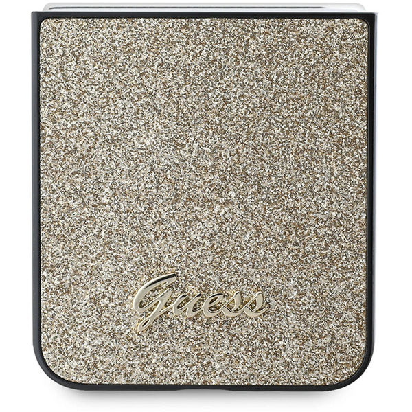Guess - Glitter Script (GUHCZF6HGGSHD) - Samsung Galaxy Z Flip6 - Gold