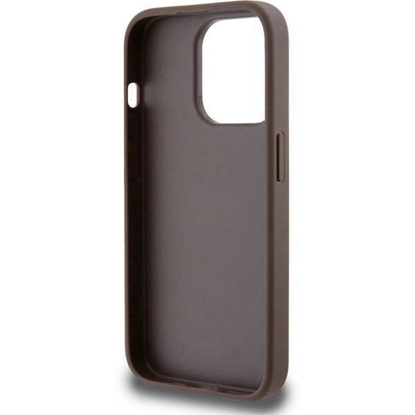 Guess - Hardcase 4G Stripe Collection (GUHCP15XG4GLBR) - iPhone 15 Pro Max - Brown