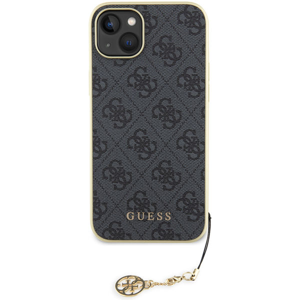 Guess - Hardcase 4G Charms Collection (GUHCP15SGF4GGR) - iPhone 15 - Grey