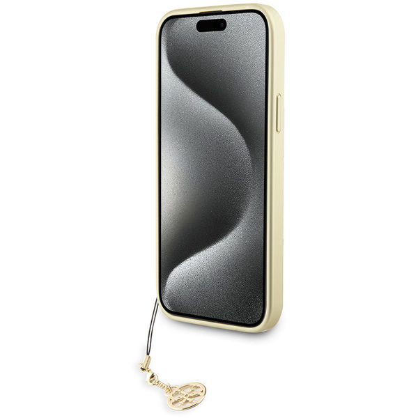 Guess - Hardcase 4G Charms Collection (GUHCP15SGF4GGR) - iPhone 15 - Grey