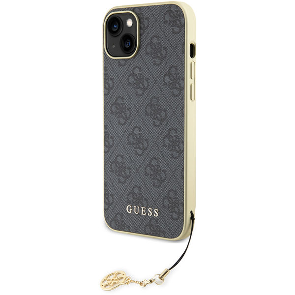 Guess - Hardcase 4G Charms Collection (GUHCP15SGF4GGR) - iPhone 15 - Grey