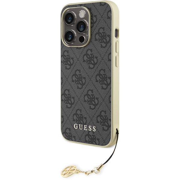 Guess - Hardcase 4G Charms Collection (GUHCP15XGF4GGR) - iPhone 15 Pro Max - Grey