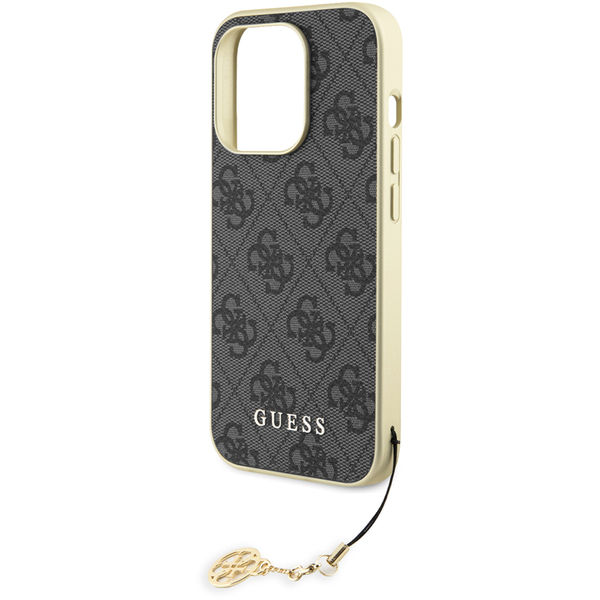Guess - Hardcase 4G Charms Collection (GUHCP15XGF4GGR) - iPhone 15 Pro Max - Grey