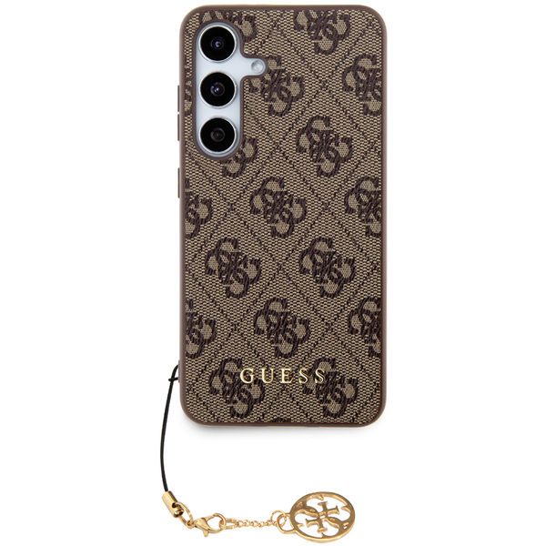 Guess - Hardcase 4G Charms Collection (GUHCS24MGF4GBR) - Samsung Galaxy S24 Plus - Brown