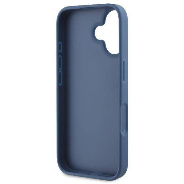Guess - Hardcase 4G Bottom Stripe (GUHCP16SG4GLBL) - iPhone 16 - Blue