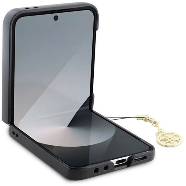 Guess - Hardcase 4G Charm (GUHCZF6GF4GBR) - Samsung Galaxy Z Flip6 - Brown