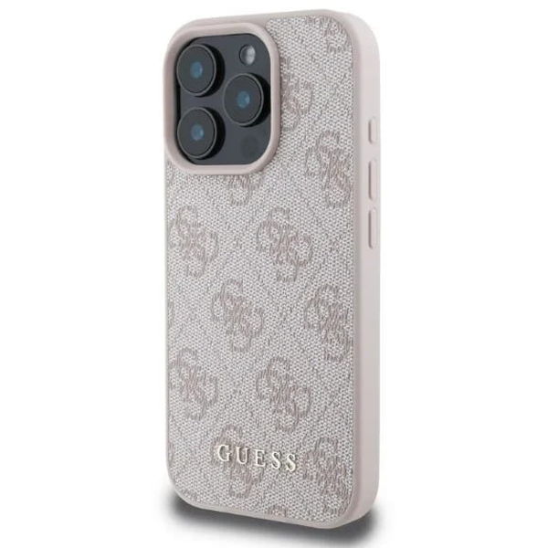 Guess - Hardcase 4G Classic (GUHCP16LG4GFPI) - iPhone 16 Pro - Pink