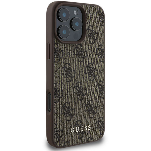 Guess - Hardcase 4G Classic (GUHCP16LG4GFBR) - iPhone 16 Pro - Brown