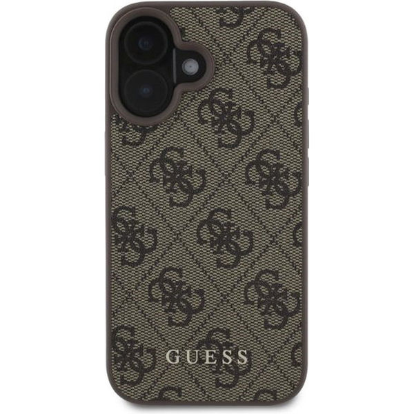 Guess - Hardcase 4G Classic (GUHCP16MG4GFBR) - iPhone 16 Plus - Brown