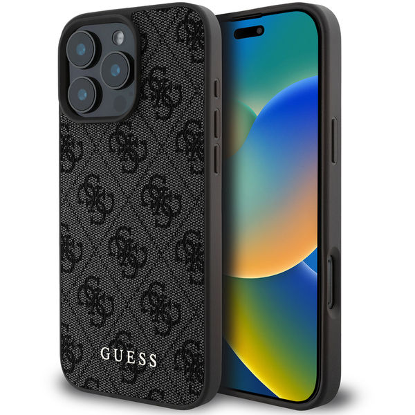 Guess - Hardcase 4G Classic (GUHCP16XG4GFGR) - iPhone 16 Pro Max - Black