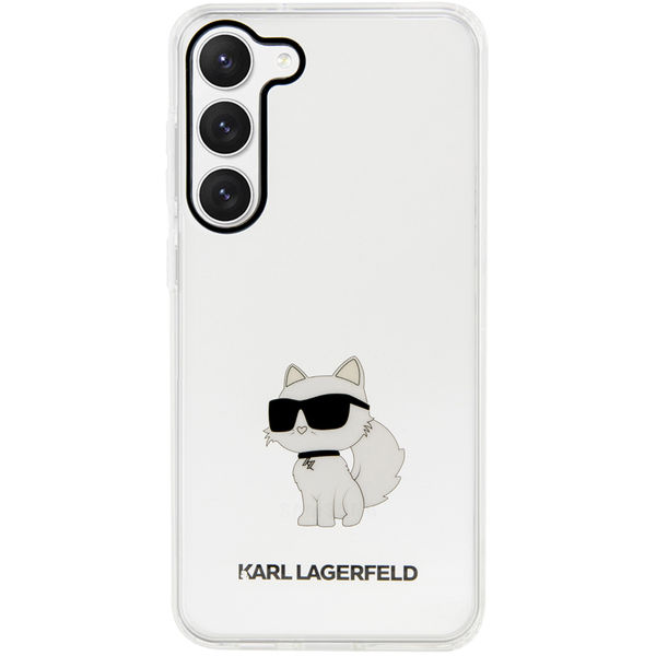 Karl Lagerfeld - Hardcase Transparent (KLHCS23SHNCHTCT) - Samsung Galaxy S23 - Ikonik Choupette
