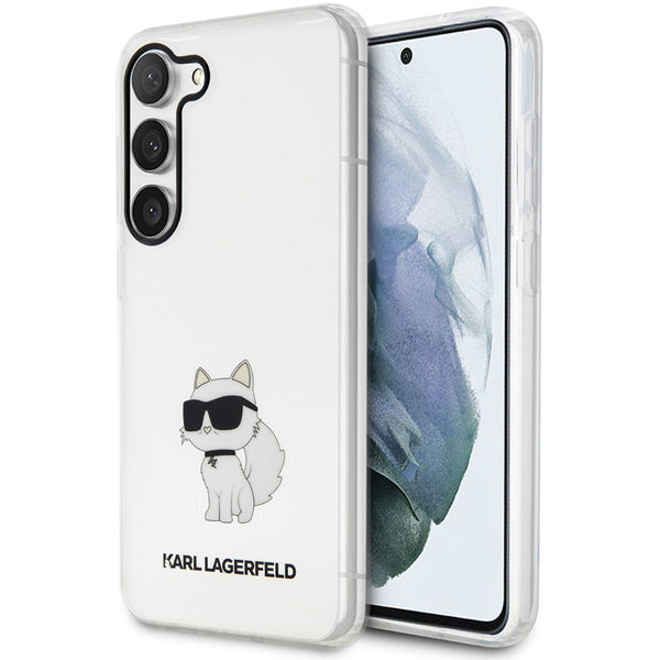 Karl Lagerfeld - Hardcase Transparent (KLHCS23MHNCHTCT) - Samsung Galaxy S23 Plus - Ikonik Choupette