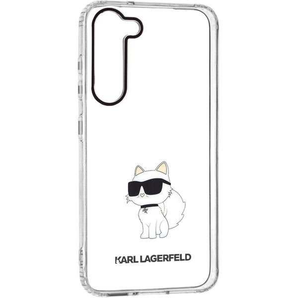 Karl Lagerfeld - Hardcase Transparent (KLHCS23MHNCHTCT) - Samsung Galaxy S23 Plus - Ikonik Choupette