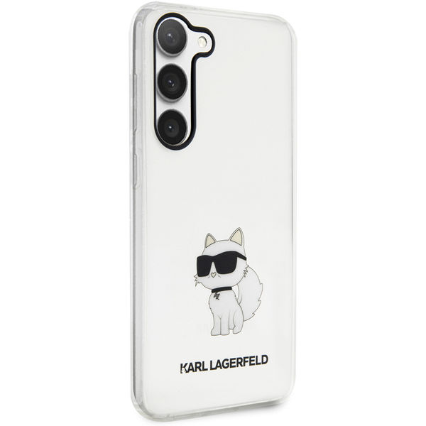 Karl Lagerfeld - Hardcase Transparent (KLHCS23MHNCHTCT) - Samsung Galaxy S23 Plus - Ikonik Choupette