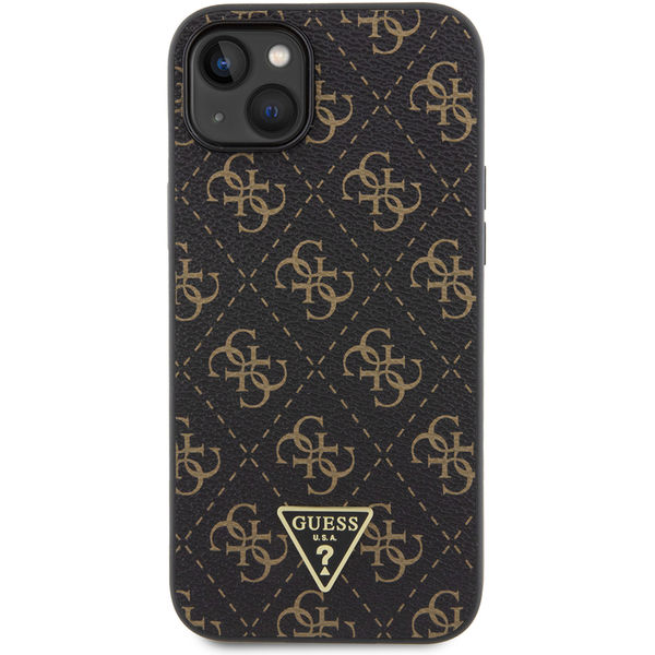Guess - Hardcase 4G Triangle Metal Logo (GUHCP15MPG4GPK) - iPhone 15 Plus - Black