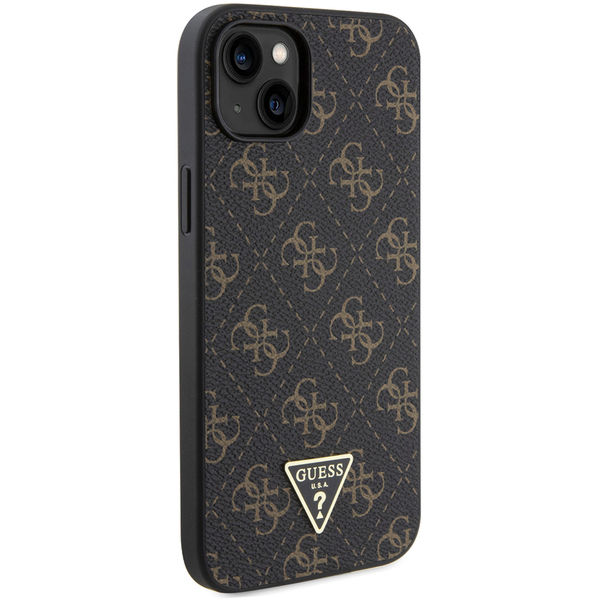 Guess - Hardcase 4G Triangle Metal Logo (GUHCP15MPG4GPK) - iPhone 15 Plus - Black