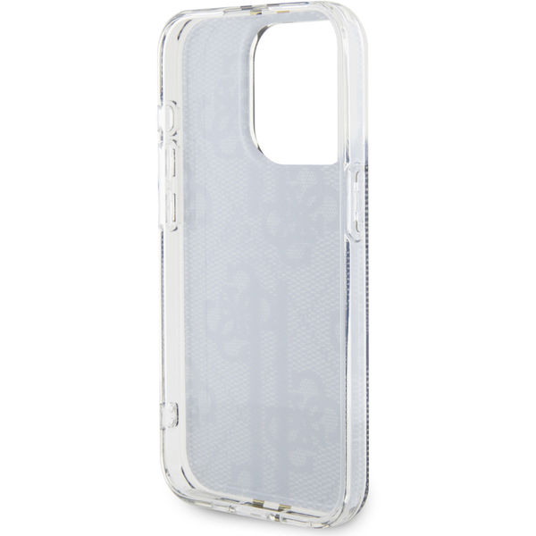 Guess - Hardcase IML 4G Gold Stripe - iPhone 15 Pro Max (GUHCP15XH4PSEGK) - Black