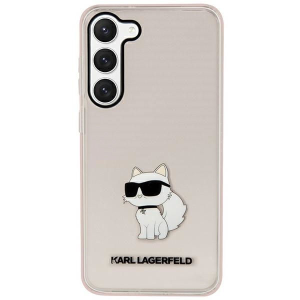 Karl Lagerfeld - Hardcase (KLHCS23MHNCHTCP) - Samsung Galaxy S23 Plus - Pink Ikonik Choupette