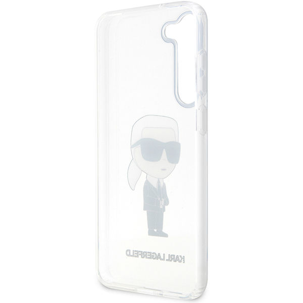 Karl Lagerfeld - Hardcase Transparent (KLHCS23SHNIKTCT) - Samsung Galaxy S23 - Ikonik Karl Lagerfeld